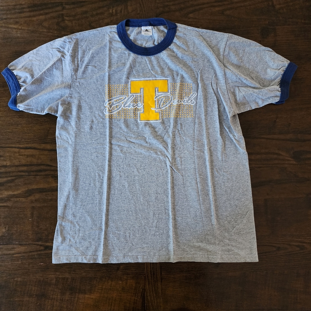 Vintage Augusta Sportswear Blue Devils Ringer T-Shirt | Adult L